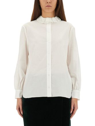 Saint Laurent Hemd mit Pierrot-Kragen