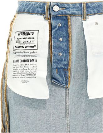 VETEMENTS Cotton Mini Womens Skirt
