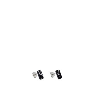 Marc Jacobs Domino Stud Earrings - Dames - Oorbellen - Zwart - ONE Size - Accessoires