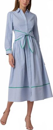 Shoshanna Clarice Dress In Blue/green