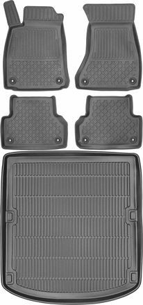 OEM Juego De Alfombrillas Para Coche Y Maletero Para Audi A4 B9 Sed&aacute;n (2015)