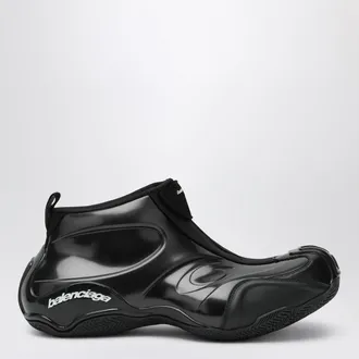 Balenciaga Sneaker Basketball in poliestere nero lucido