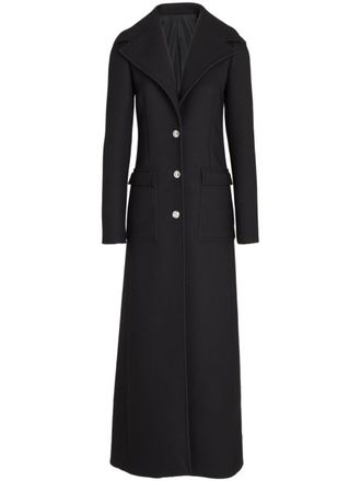 Giambattista Valli gabardine coat - Black