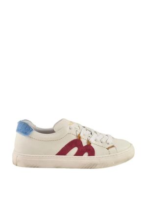 Momoni White Leather Sneakers