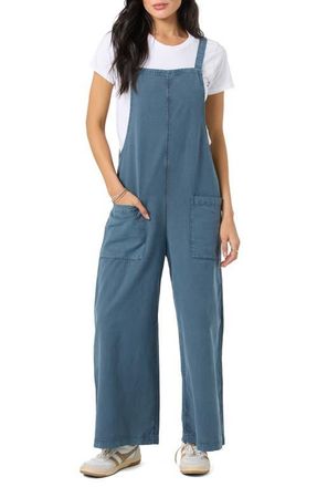 O'Neill Summerlin 2 Cotton & Linen Overalls in Slate at Nordstrom, Size Small