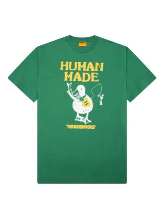 HUMAN MADE クマグラフィック長袖Tシャツ Human Made graphic-print T-shirt - men - Cotton - M - Black