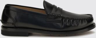 Premiata Mocassini classici in pelle di vitello con traversina e suola in cuoio