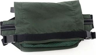 Bottega Veneta Pre-owned Leather crossbody-bags - Dames - Vintage Heuptassen - Groen - ONE Size - Leer - Vintage