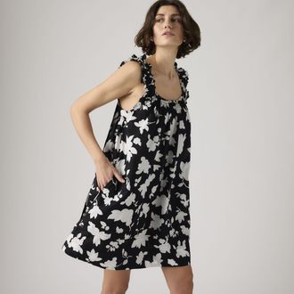 Levi's Meg Cotton Mini Dress - Womens - XS - Black