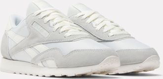 Reebok Classic Sneaker REEBOK CLASSIC CLASSIC NYLON, Damen, Gr. 40,5, moon, moon, chalk, Leder, Synthetik, Textil, Schuhe Sneaker