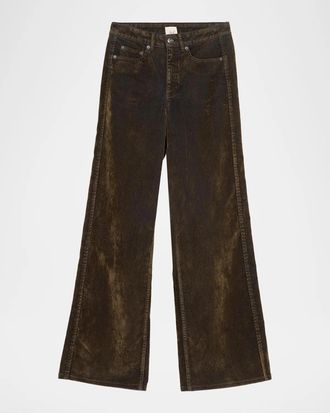 Cinq &agrave; Sept Betsy Flocked Jeans