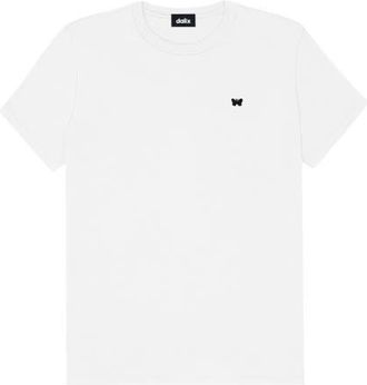 Dalix Womens Lil Butterfly Lightweight Jersey Tee in White at Nordstrom, Size X-Small