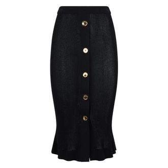 Moschino Long skirt - female - Moschino - Midi Skirts - Black - S - Skirts