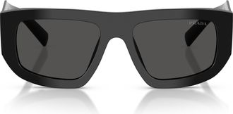 Prada 0pr D04su Oversized Rectangular Frame Sunglasses