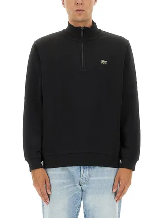 Lacoste Three-Quarter Zipper Sweatshirt-Uomo