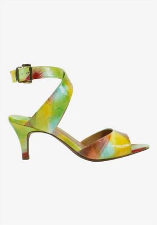 J. Rene&eacute; Womens Soncino Ankle Strap Sandals In Bright Multi Paint
