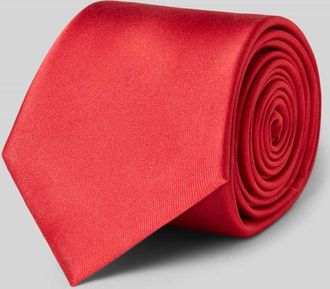 Willen Krawattenfabrik Krawatte aus Seide (7,5 cm) in Rot, Gr&ouml;&szlig;e 1