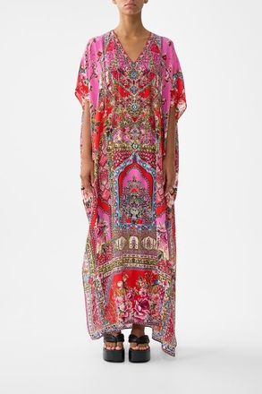 Camilla Slim Fit Kaftan With Split in Heirloom Empire at Nordstrom, Size One Size Au