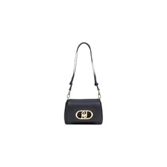 Liu Jo Borsa a spalla con chiusura a logo - - Bags - Donna - Nero - ONE SIZE