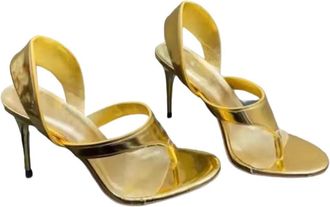 Generic Women Round Toe High Heel Sandals Business Casual Slip On Party Holiday Dress Shoes