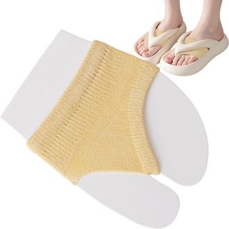Generic Sandals Socks for Women,Womens Cotton Half Sandal Socks - Open Toe Design Toe Covers Socks for Beach, Resort, Outdoor Activities, Work, Shopping