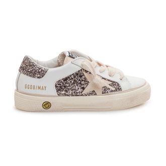Golden Goose May Leather and Glitter - female - Golden Goose - Sneakers - Multicolor - 7 UK - Shoes