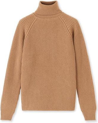 Fortela Oslo Merino Wool High Neck Sweater in Camel at Nordstrom, Size X-Large Eu