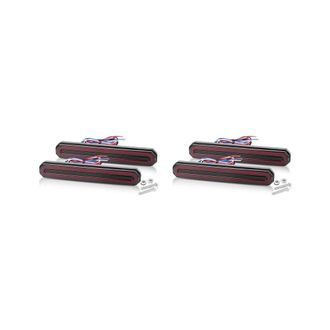 OEM Adecuado Para Cuatro Luces De Freno, Intermitentes Y Luces De Circulaci&oacute;n Diurna Led Ovaladas De 9 Pulgadas Apto Para Camiones, Remolques, Veh&iacute;culos T