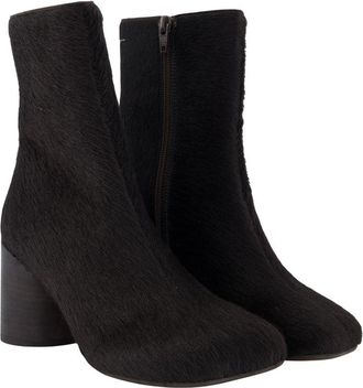 Maison Margiela Calfskin Leather Ankle Boot - Black