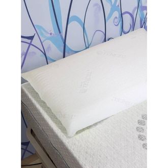 Dmora Dmora - Juego De 4 Cojines Prezzemolo, Almohada, Reposacabezas Acolchado, Coj&iacute;n Dormitorio, Made In Italy, 70x40 H14 Cm, Blanco