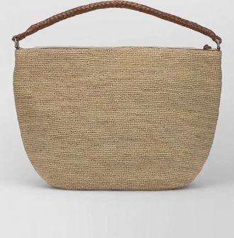 Ibeliv shoulder bag braided handle woven texture