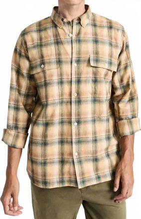 Closed Mens Lumberjack Flannel Shirt In Fern Green