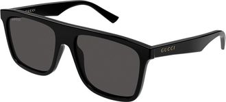 Gucci GG2182S 001 Mens Sunglasses Black Size 57 - Free RX Lenses - Free RX Lenses
