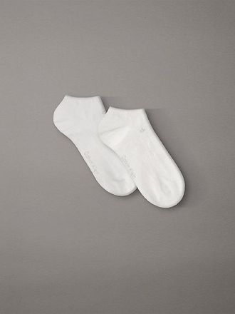 Calvin Klein 2 Pack Soft Cotton Rolltop Trainer Socks