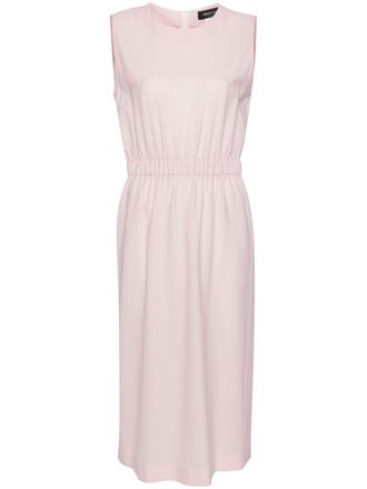 Fabiana Filippi contrast-stitching midi dress - Pink