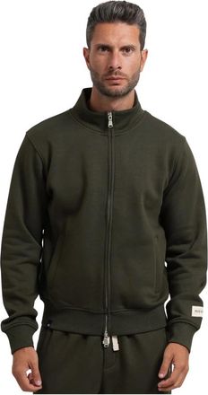 Yes-Zee Volledige rits sweatshirt - Heren - Vesten met rits - Groen - 2XL - Katoen - Hoodies & sweatvesten
