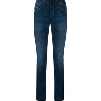 Dondup Heren, Jeans, Blauw, Maat: W31 Katoen
