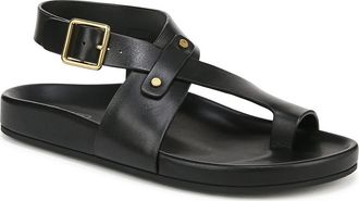 Franco Sarto Blair Ankle Strap Platform Sandal in Black at Nordstrom, Size 5.5