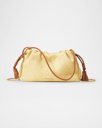Veronica Beard Stash Small Woven Crossbody Bag
