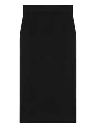 Saint Laurent wool skirt - women - Wool - M - Black