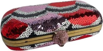 Gucci Pre-owned Metalen Clutch - Dames - Vintage Clutch - Veelkleurig - ONE Size - Vintage