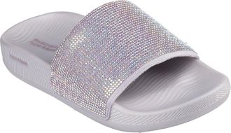 Skechers Womens On-The-go Hyper Slide-Radiant Sandal, Multicoloured Sea Waves Ocean Tides, 5 UK