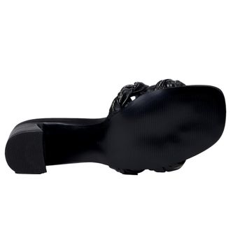 Kaanas Tartu Braided Heel with Contrast Stitching Black H00140R-001 Womens