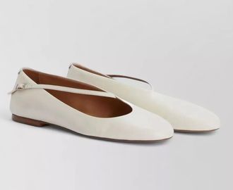 Jil Sander lace ballerina shoes flat sole nylon