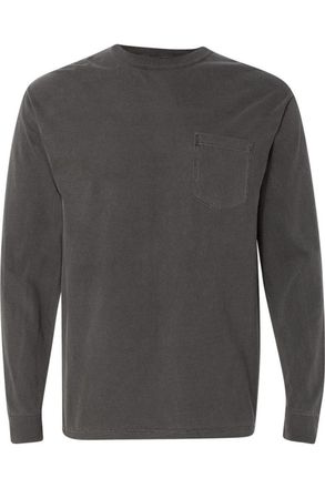 Comfort Colors Garment-Dyed Heavyweight Long Sleeve Pocket T-Shirt