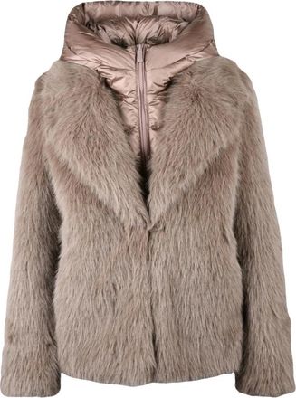 Bomboogie Giacca in ecopelliccia - - Jackets - Donna - Beige - 2XS