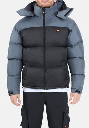 Ellesse Mens Dappiani Padded Jacket - Black/Dark Grey - Size X-Small