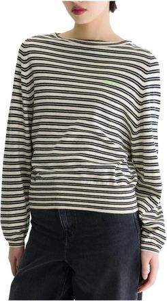 Bellerose Gerhi Trui - Dames - Ronde hals truien - Veelkleurig - S - Katoen - Truien & Vesten