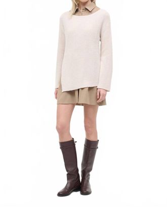 Staud Dane Dress In Barley/ivory