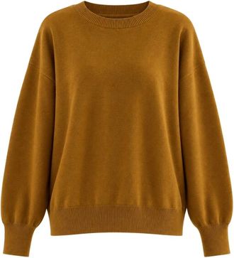 Replay Jersey de cuello barco - Knitwear - Mujer - Marr&oacute;n - XS
